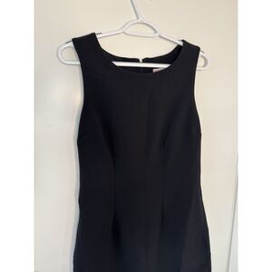 Merona Black Dress Size Small Sleeveless Scallop Hem Little Black Dress Work